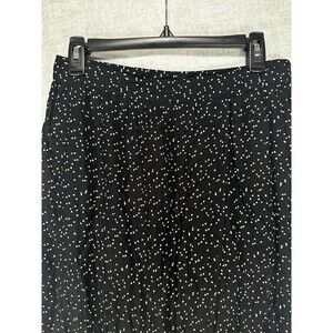 Rafaella Skirt Womens Size 10 Black White Geometric Print Pencil Career Office